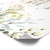 Poster Pieds de danse Flip Flops Mariage signe de la plan (Coin)