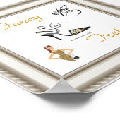 Poster Pieds de fantaisie d'affiche de concepteur (Coin)