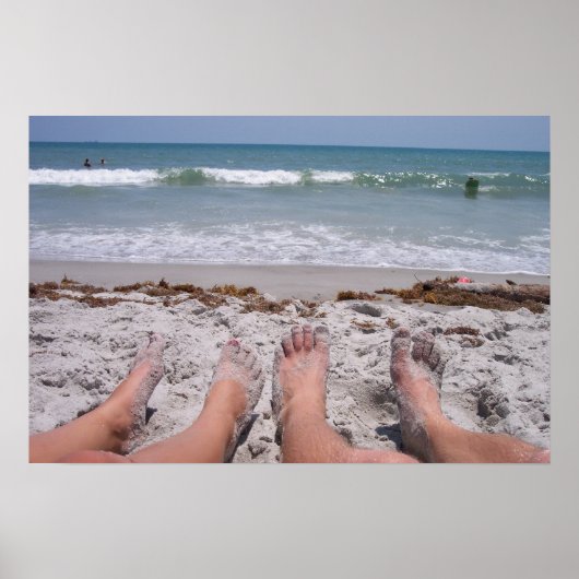 Poster Pieds de sable (Devant)