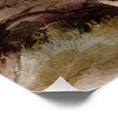 Poster Pieds-Noirs Indien sur le cheval arabe pourchassé (Coin)