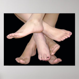 Poster Pieds nus