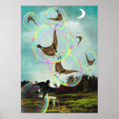 Poster Piégé dans des bulles (Devant)