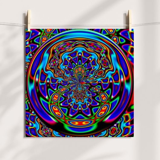 Poster Piège de Vénus Abstrait Numérique