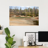 Poster Pièges de sable de terrain de golf (Bureau à domicile)