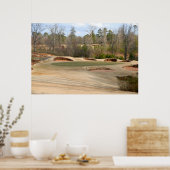Poster Pièges de sable de terrain de golf (Cuisine)