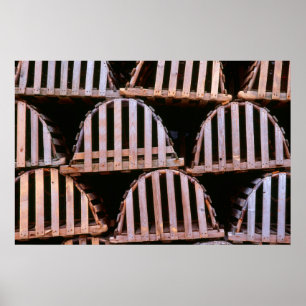 Poster Pièges en bois de homard Horizontal