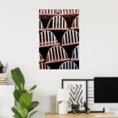 Poster Pièges en bois de homard vertical (Bureau à domicile)