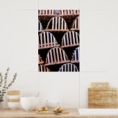 Poster Pièges en bois de homard vertical (Cuisine)