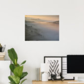 Poster Pieniny soleil levant brouillard (Bureau à domicile)