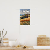Poster Pienza Toscane (Cuisine)