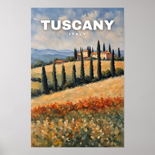 Poster Pienza Toscane (Devant)
