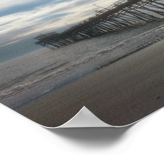 Poster Pier Atlantic Beach NC (Coin)