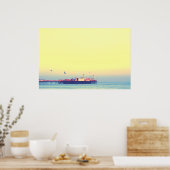 Poster Pier de Brighton, Royaume-Uni (Cuisine)