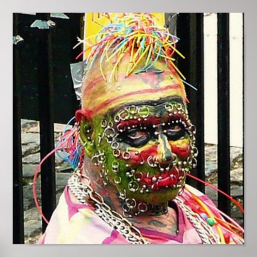 Poster Piercing corporel (Devant)