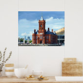 Poster Pierhead Building, Cardiff, Pays de Galles, Royaum (Cuisine)
