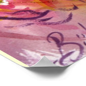 Poster PIERO AVEC CAT / Masques vénitiens (Coin)