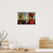 Poster Piero della Francesca - Diptych (Cuisine)