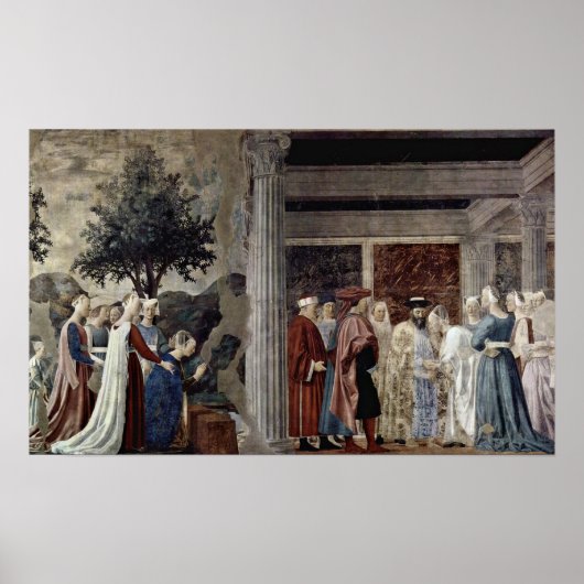 Poster Piero della Francesca - Reine de Saba (Devant)