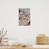 Poster Piero della Francesca - Scène architecturale (Cuisine)