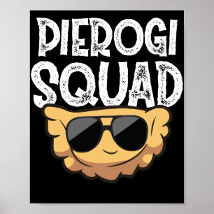 Poster Pierogi Squad Polish Food Poland Funny