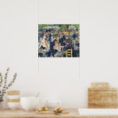 Poster Pierre A Renoir | Boule au Moulin de la Galette (Cuisine)