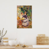 Poster Pierre A Renoir | Dans le jardin (Cuisine)