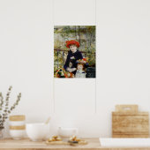 Poster Pierre A Renoir | Deux Soeurs, ou Sur La Terrasse (Cuisine)