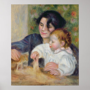 Poster Pierre A Renoir   Gabrielle and Jean
