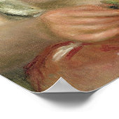 Poster Pierre A Renoir | Gabrielle avec un Rose (Coin)