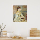 Poster Pierre A Renoir | Julie Manet avec chat (Cuisine)