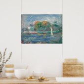 Poster Pierre A Renoir | La Rivière Bleue (Cuisine)