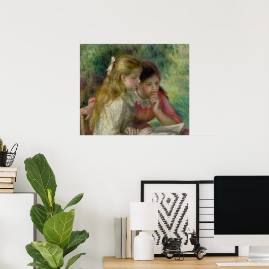 Poster Pierre A Renoir | Lecture (Bureau à domicile)