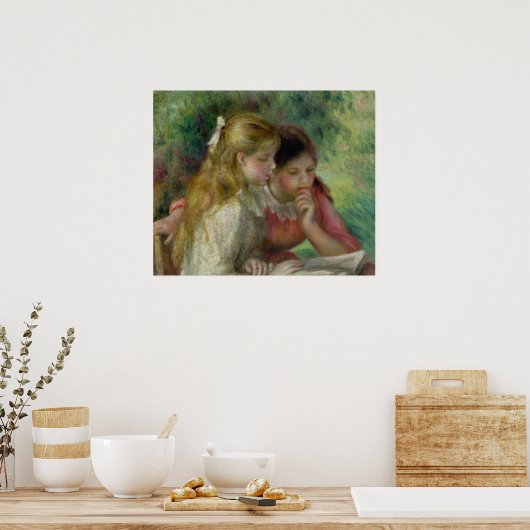Poster Pierre A Renoir | Lecture (Cuisine)