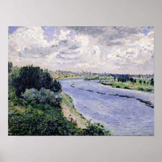 Poster Pierre A Renoir | Négociations sur la Seine (Devant)