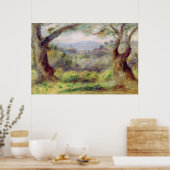 Poster Pierre A Renoir | Paysage aux Collettes (Cuisine)
