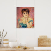 Poster Pierre A Renoir | Portrait de Jeanne Samary (Cuisine)