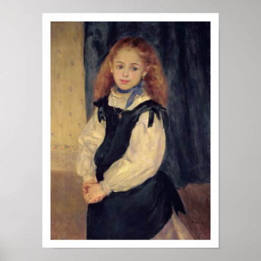 Poster Pierre A Renoir | Portrait de Mademoiselle Legrand (Devant)