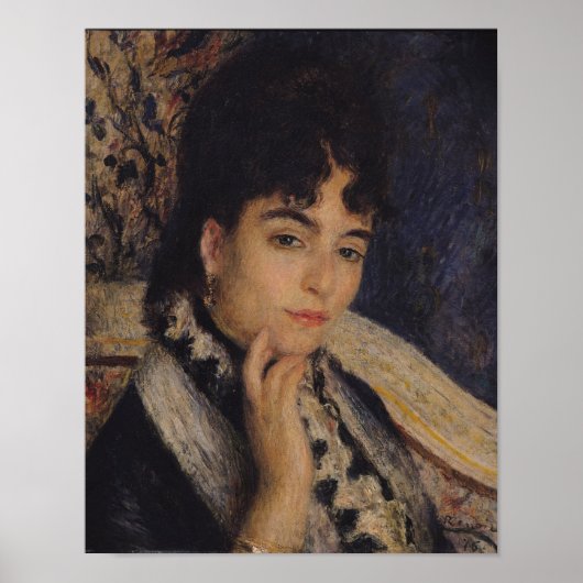Poster Pierre A Renoir | Portrait de Mme Alphonse Daudet (Devant)