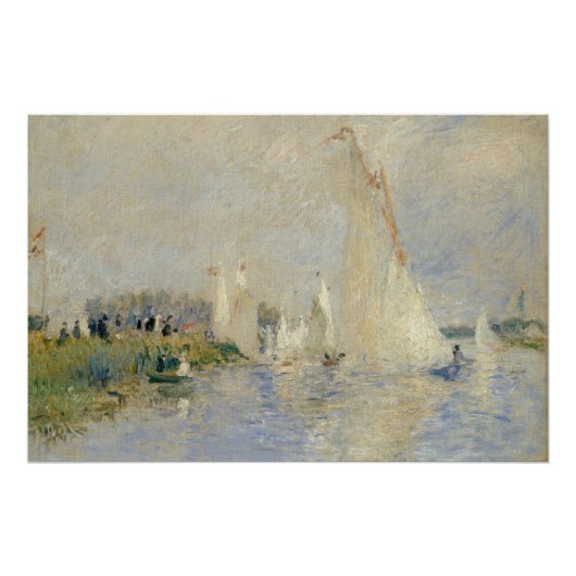 Poster Pierre A Renoir | Regatta à Argenteuil (Devant)