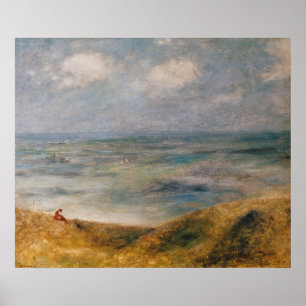 Poster Pierre A Renoir   Vue sur la mer, Guernesey
