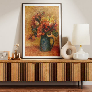 Poster Pierre-Auguste Renoir 1889 Vase de fleurs
