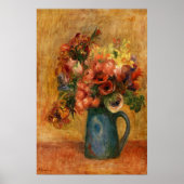 Poster Pierre-Auguste Renoir 1889 Vase of Flowers (Devant)