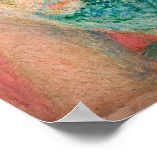 Poster Pierre-Auguste Renoir - Actrice Jeanne Samary (Coin)