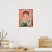 Poster Pierre-Auguste Renoir - Actrice Jeanne Samary (Cuisine)