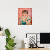 Poster Pierre-Auguste Renoir - Actrice Jeanne Samary (Bureau à domicile)