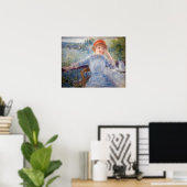 Poster Pierre Auguste Renoir - Alphonsine Fournaise (Bureau à domicile)