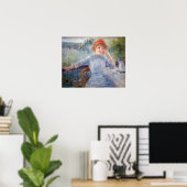 Poster Pierre Auguste Renoir - Alphonsine Fournaise (Bureau à domicile)
