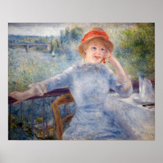 Poster Pierre Auguste Renoir - Alphonsine Fournaise (Devant)