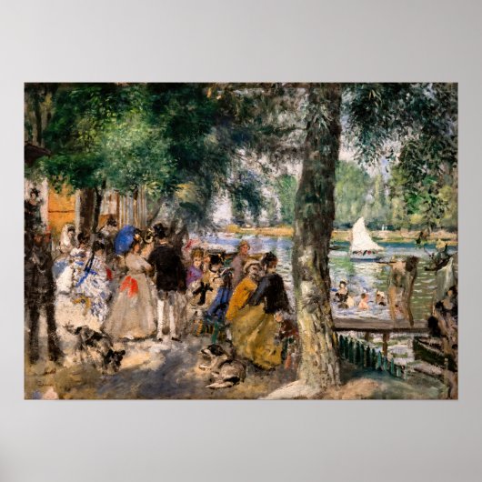 Poster Pierre-Auguste Renoir - Baignade sur la Seine (Devant)