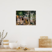 Poster Pierre-Auguste Renoir - Baignade sur la Seine (Cuisine)